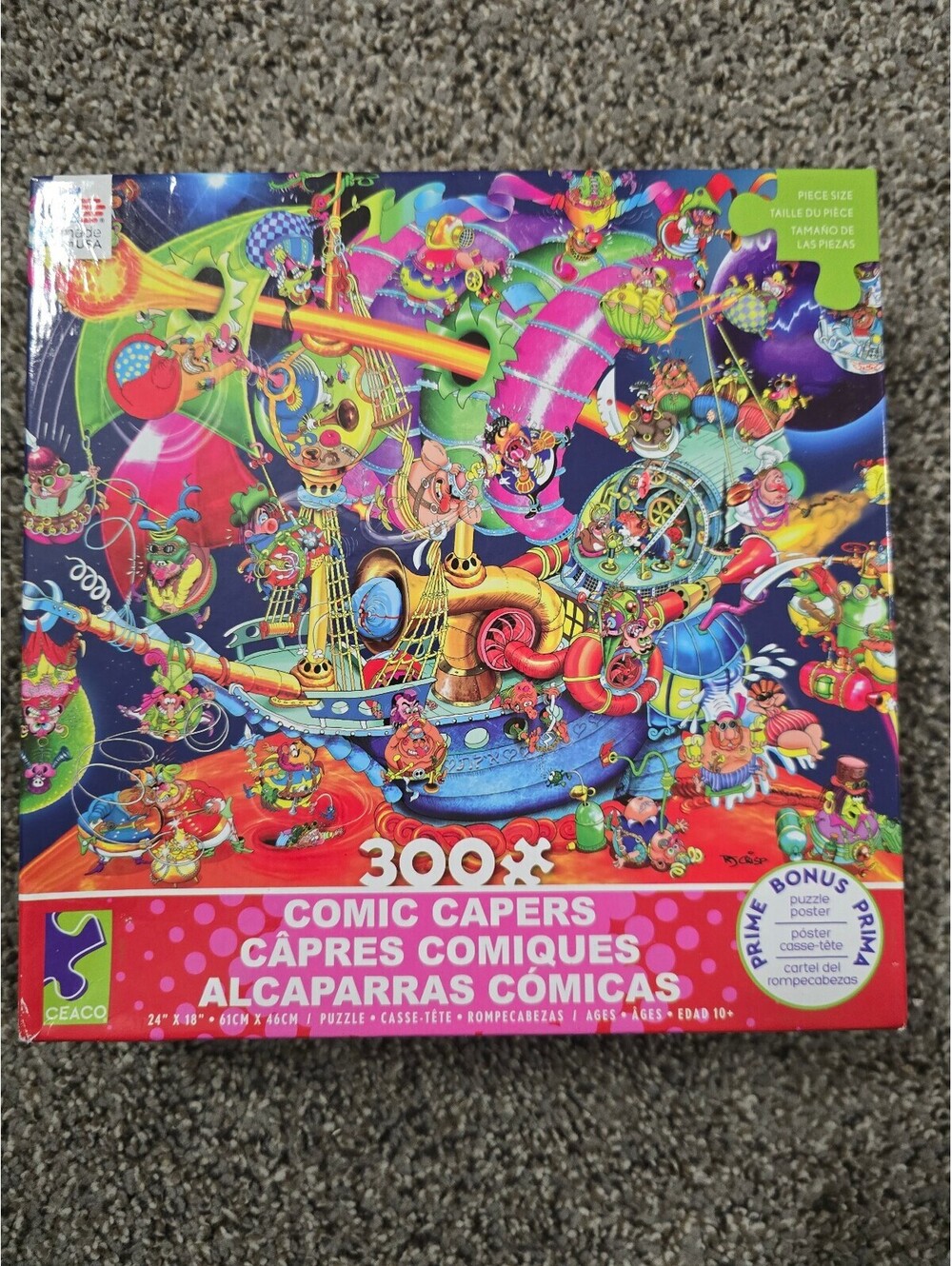 Ceaco Comic Capers 300-Piece Jigsaw Puzzle
